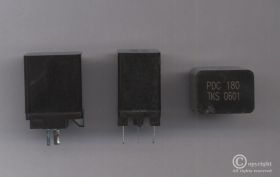 POZYSTOR CZARNY PDC180 3PIN WĄSKI