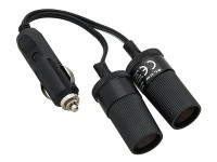 WZAP-2XGZAP Rozgałęznik gniazda zapalniczki samochodowej - podwójny