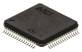 Mikrokontroler STMicroelectronics STM32F1 LQFP 64-pinowy Montaż powierzchniowy ARM Cortex M3 64 kB 32bit CAN:1 72MHz