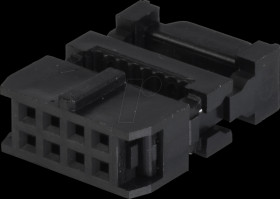 10120864 header connector, 2x4-pin, mounted