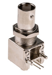 Złącze koncentryczne Montaż na płytce drukowanej Żeński 50Ω typ złącza Złącze BNC 0 to 1GHz Przepust