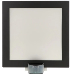 Oprawa elewacyjna z czujnikiem ruchu i zmierzchu Steinel L 20 S PIR max. 60W E27 IP44 IK03 230V antracyt / nierdzewna ST035693