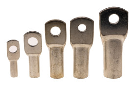 Końcówka oczkowa rurowa rozmiar przewodu 70mm² Ø 11mm nieizolowany średnica wew 12.1mm Brązowy RS PRO