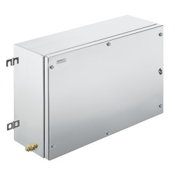 Obudowa Stal nierdzewna 316 szerokość zew. 200 mm długość zew. 550 mm wys. zew. 350 mm Weidmüller IP67 Szary