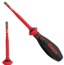 Wkrętak Płasko-Krzyżowy Śrubokręt Izolowany 1000V VDE Slim PZ FL2x100mm
