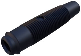 Gniazdo bananowe SKS Hirschmann KUN 30, 16 A, 60 V, czarne