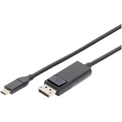 Digitus AK-300330-020-S USB-C HDMI Adapter Cable Black 2.00m Shielded