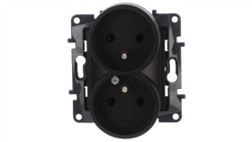 Niloe Step Gniazdo Zasilające Podwójne 2X2p+Z Do Ramek Wielokrotnych, Zaciski...