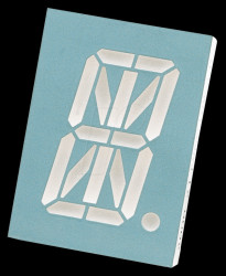 PSA08-11SRWA Alphanum. Display, red, 20.3mm, according to anode