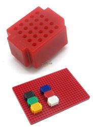 UNIWERSALNA PŁYTKA STYKOWA 25P CZERWONA