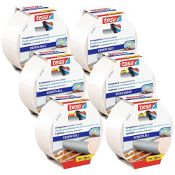 tesa 55731-00500-11 double-sided Tape set white 10m x 50mm 6pcs