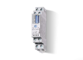 Multi timer Szyna DIN 230V ac/dc SPDT Finder 0.1 → 10h 7, wiele funkcji funkcyjny
