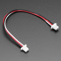 JST SH Compatible 1mm Pitch 3-pin Plug-Plug Cable - 100mm long