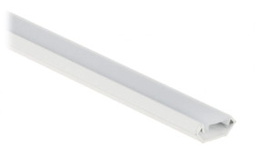 Profil z kloszem do taśm LED PR-LED/CW/2M narożny biały