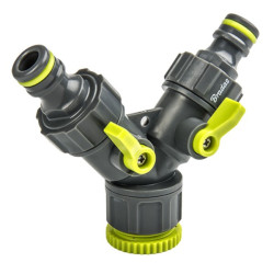 Trójnik 3/4" - 1/2" z 2 zaworami LIME LINE BRADAS LE-02221K