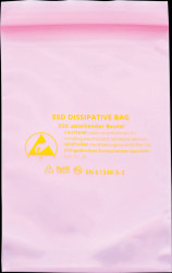 1903EC111 ESD bag, dissipative, 10 pcs, 75 x 125 mm