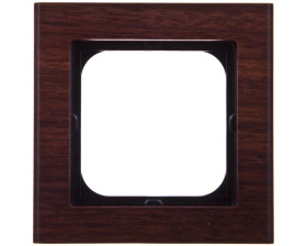 SONATA Ramka pojedyncza drewno orzech R-1RW/34