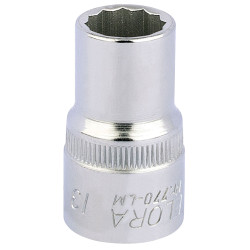 Elora 24583 13mm 1/2&quot; Square Drive Bi-hexagon Socket