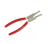 UM124.30W Szczypce Segera do pierścieni zewnętrznych, długość: 225mm - rękojeść 105mm (wygięte)