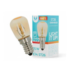 Żarówka E14 230V 15W do piekarnika 300st.C ST26 Forever Light / Lx100497