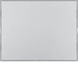 KNX e/s K.x Przycisk 1-kr z polem opis., diod. LED RGB i czuj. temp., alu 80161774