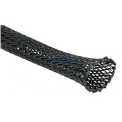 Oplot poliestrowy 4mm/8mm czarny 1m