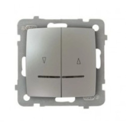 KARO Łącznik żaluzjowy z podświetleniem srebrny perłowy ŁP-7SS/m/43