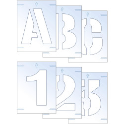 Scan 9406 Letter &amp; Number Stencil Kit 100mm