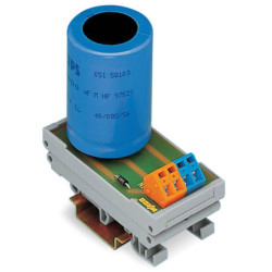 WAGO 288-824 Capacitor Module 24V DC Smooths Unstable Power Grey