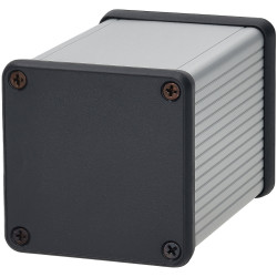 Hammond 1455CS802 Extruded Enclosure 54 X 54 X 80 Clear Anodise