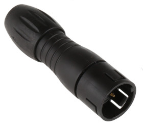 Złącze wielostykowe przemysłowe 3-pinowe Miniaturowe Montaż na kablu Wtyczka binder