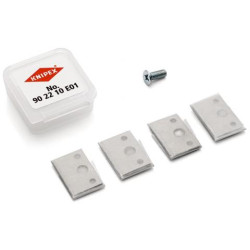 Ostrze wymienne rozmiar: 27 x 11 mm Knipex Płaski Stal szerokość: 11 mm Ostrze zamienne