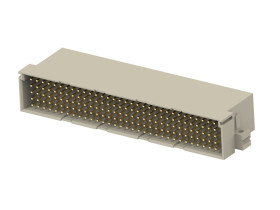 Złącze DIN 41612 160 -pinowe 5 -rzędowe raster: 2.54mm Męski 384298-E