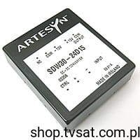 SDW30-24D15 DC-DC 24V to +/-15V 1A THT ARTESYN