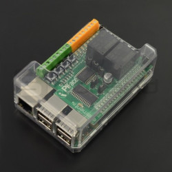 Obudowa do Raspberry Pi i modułu PiFace - przezroczysta