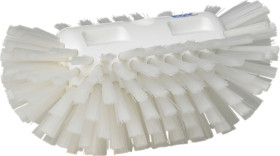 Szczotka do szorowania, dł. włosia: 40mm, Twardy, Biały, Poliester, zastosowanie: Czyszczenie przemysłowe, Szczotka do