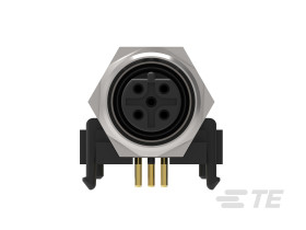 Złącza okrągłe 5-pinowe M12, panelowe Gniazdo TE Connectivity