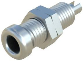 Złącze żeńskie laboratoryjne złącze żeńskie do wbudowania pionowego Średnica pina: 4 mm niklowany SKS Hirschmann BU 10 1