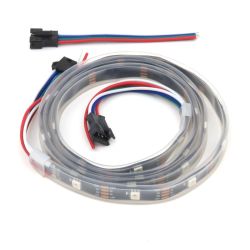 Taśma LED wodoodporna IP67 RGB WS2813 1m (30 LED/m) czarna PCB