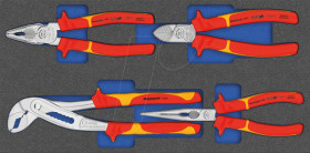 8164 1502 Pliers VDE (straight), 4-piece