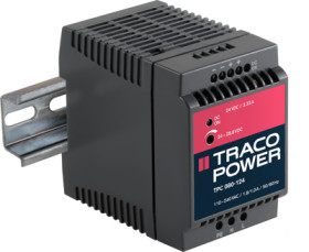 Power supply, 24 to 28.8 VDC, 3.3 A, 80 W, TPC 080-124
