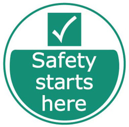 Etykieta ostrzegawcza, materiał Winyl Ogólne niebezpieczeństwo Etykieta