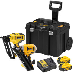 DEWALT DCK264P2T-GB DCK264P2T XR Nailer Twin Pack 18V 2 x 5.0Ah Li-ion