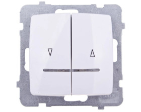 KARO Łącznik żaluzjowy z podświetleniem biały ŁP-7SS/m/00