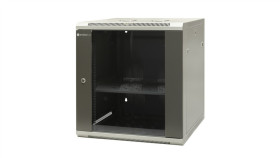 Szafa Wisząca Niedzielona 19 12U, Drzwi Blacha/Szkło, Ściągane Osłony Boczne...