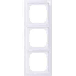 Eltako 30055828 Frame 3-Way 80x222mm Glossy White Horizontal/Vertical Use