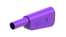 Adapter z wtykiem bananowym Wtyk Śruba Fioletowy 32A Staubli rozmiar 4 mm