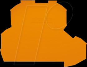 2002-2292 End plate for series 2002 double-deck, orange