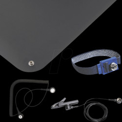 9-366 ESD workplace with grounding mat for SMD/THT assembly, 5 pieces