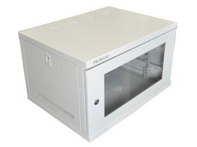 Szafa 19 wisząca ECO 6U 540x400 RAL7035 szkło